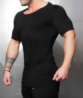 Body Engineers - Neo Double Cuffed T-Shirt Black