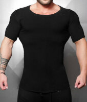 Body Engineers - Neo Double Cuffed T-Shirt Black