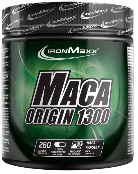 IronMaxx Maca Origin 1300 - 260 Kapseln