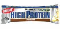Weider 40% High Protein Low Carb Bar 50g - 1 Riegel Schoko