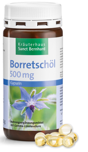 Sanct Bernhard Borretschöl-Kapseln - 180 Kapseln