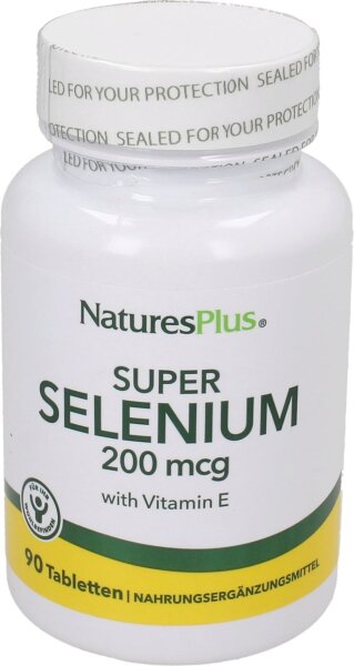 Natures Plus  Super Selenium- 90 Tabletten