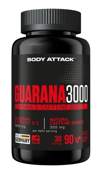Body Attack Guarana 3000 - 90 Kapseln