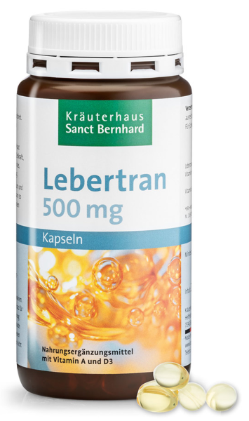 Sanct Bernhard Lebertran-Kapseln - 200 Kapseln