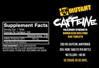 Mutant Caffeine Koffein- 240 Tabletten