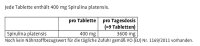 Sanct Bernhard Spirulina-Tabletten - 360 Tabletten