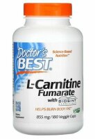 Doctor`s Best  L-Carnitine Fumarate 855 mg - 180 veggie caps