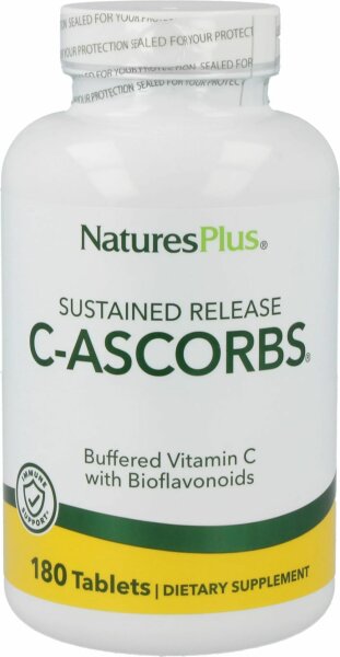 Natures Plus C-Ascorbs S/R 180 Tabletten